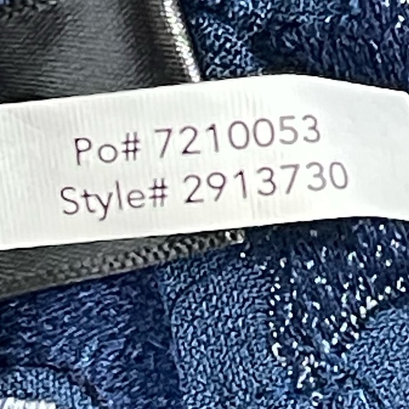 Boston Proper Blue Crushed Velvet Tunic with Beaded Detail - Picture 11 of 12